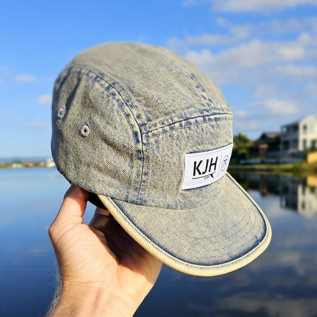 'THE KALANNI' 5 Panel - Denim Stonewash
