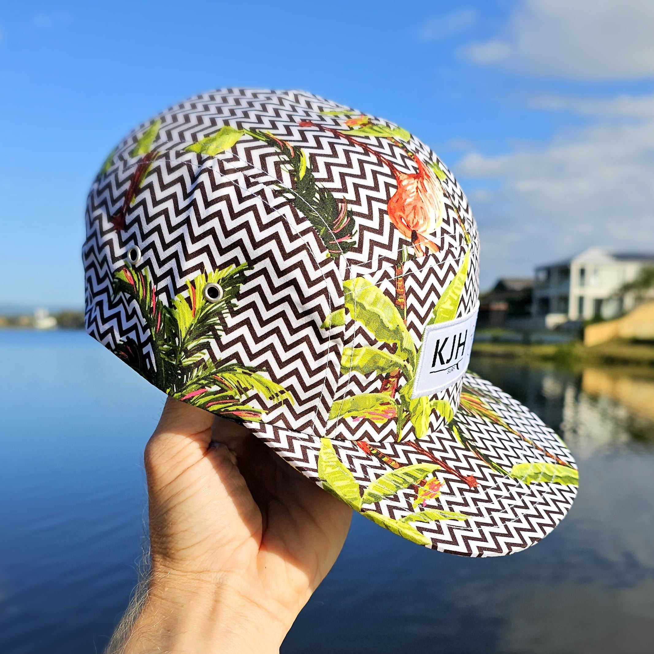 'THE KALANNI' 5 Panel - Flamingo