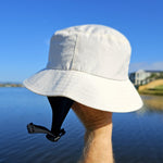 'BLOCK OUT' Surf Hat - White