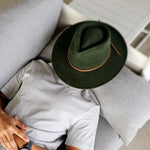BURLEIGH BEACH Fedora - Forrest Green