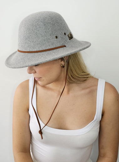 'THE MIAMI' Fedora - Grey