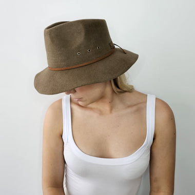 'THE SHACK' Fedora - Brown