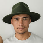 BURLEIGH BEACH Fedora - Forrest Green