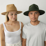 BURLEIGH BEACH Fedora - Forrest Green