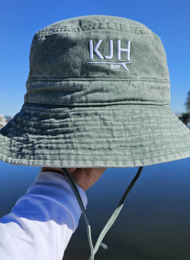 'BYRON BAY' Bucket Hat - Green