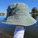 'BYRON BAY' Bucket Hat - Green