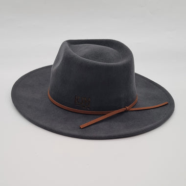 'BURLEIGH BEACH' Fedora - Charcoal