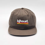 Unconstructed 6 Panel Cap - Brown
