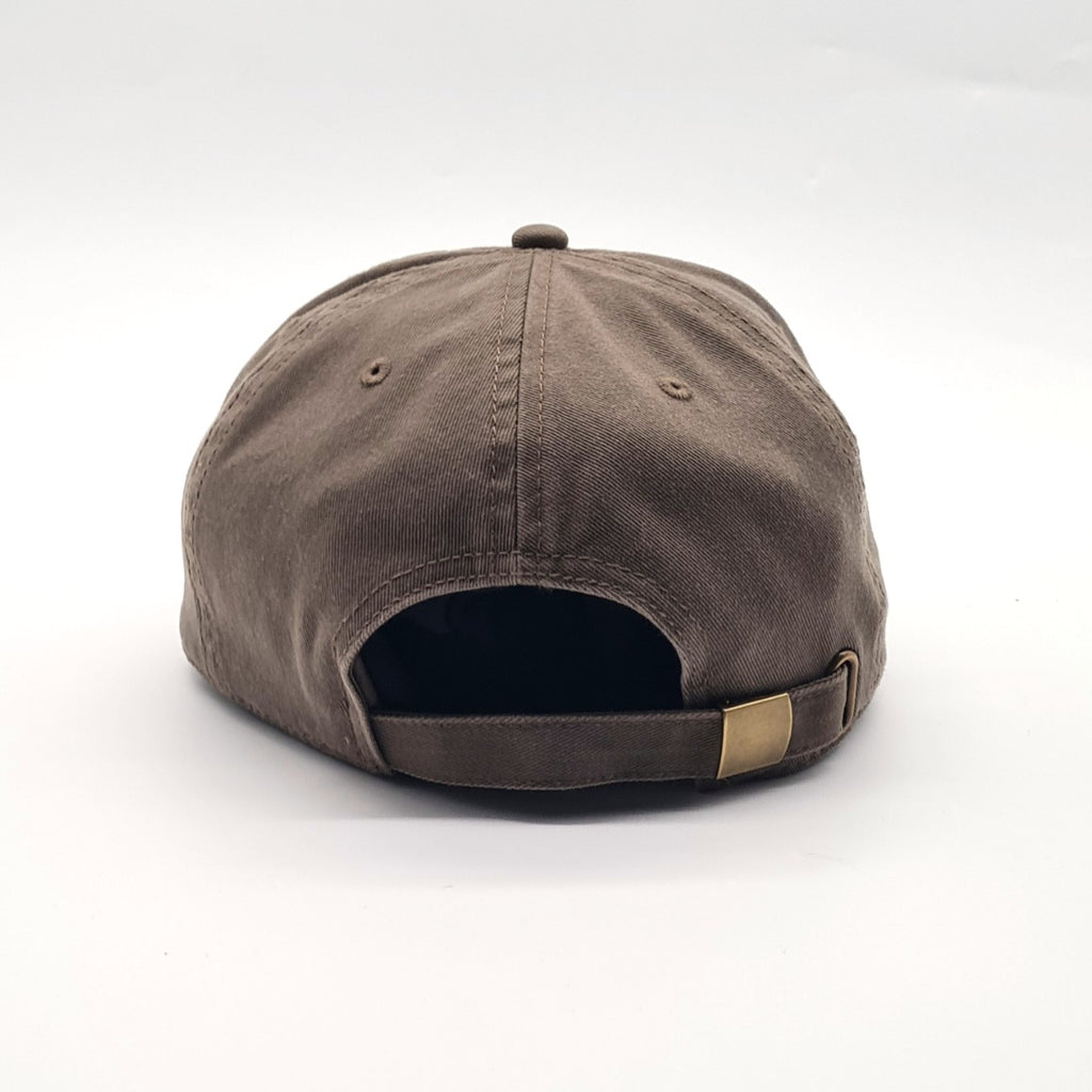 Unconstructed 6 Panel Cap - Brown