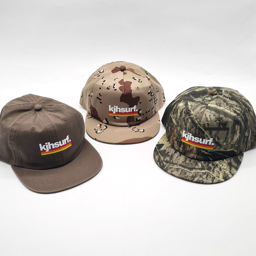 Unconstructed 6 Panel Cap - Brown