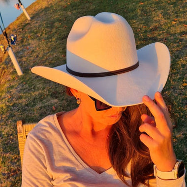 'COWBOY' Hat - Ivory