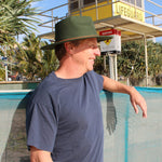 'BURLEIGH BEACH' Fedora - Forrest Green